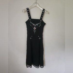 Moschino Black Embellished Dress